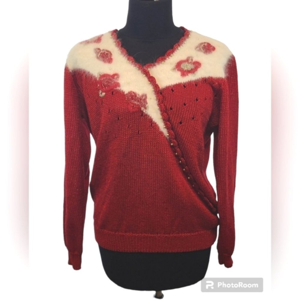Vintage Franco Valeri 90s knit sweater